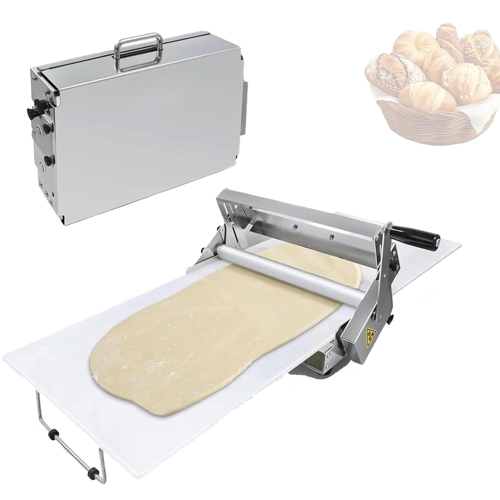 Machine pliable de pâte feuilletée manuelle pour boulangerie