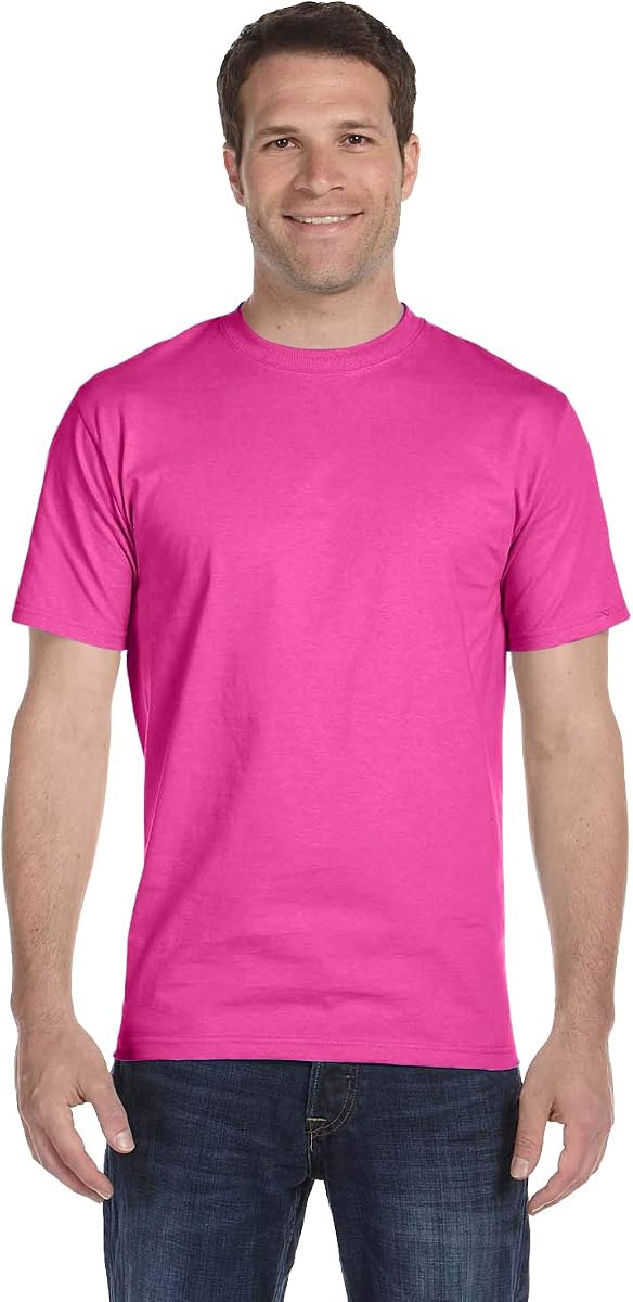 Hanes Camiseta unisex de algodón Comfortsoft para adultos