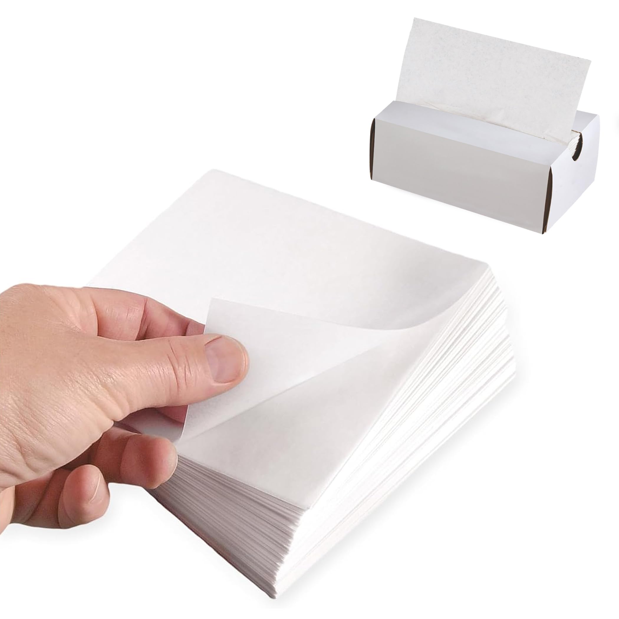 Popular Shop Stop Interfolded Pop Up Dry Wax Deli Sheets - White (6x10.75)