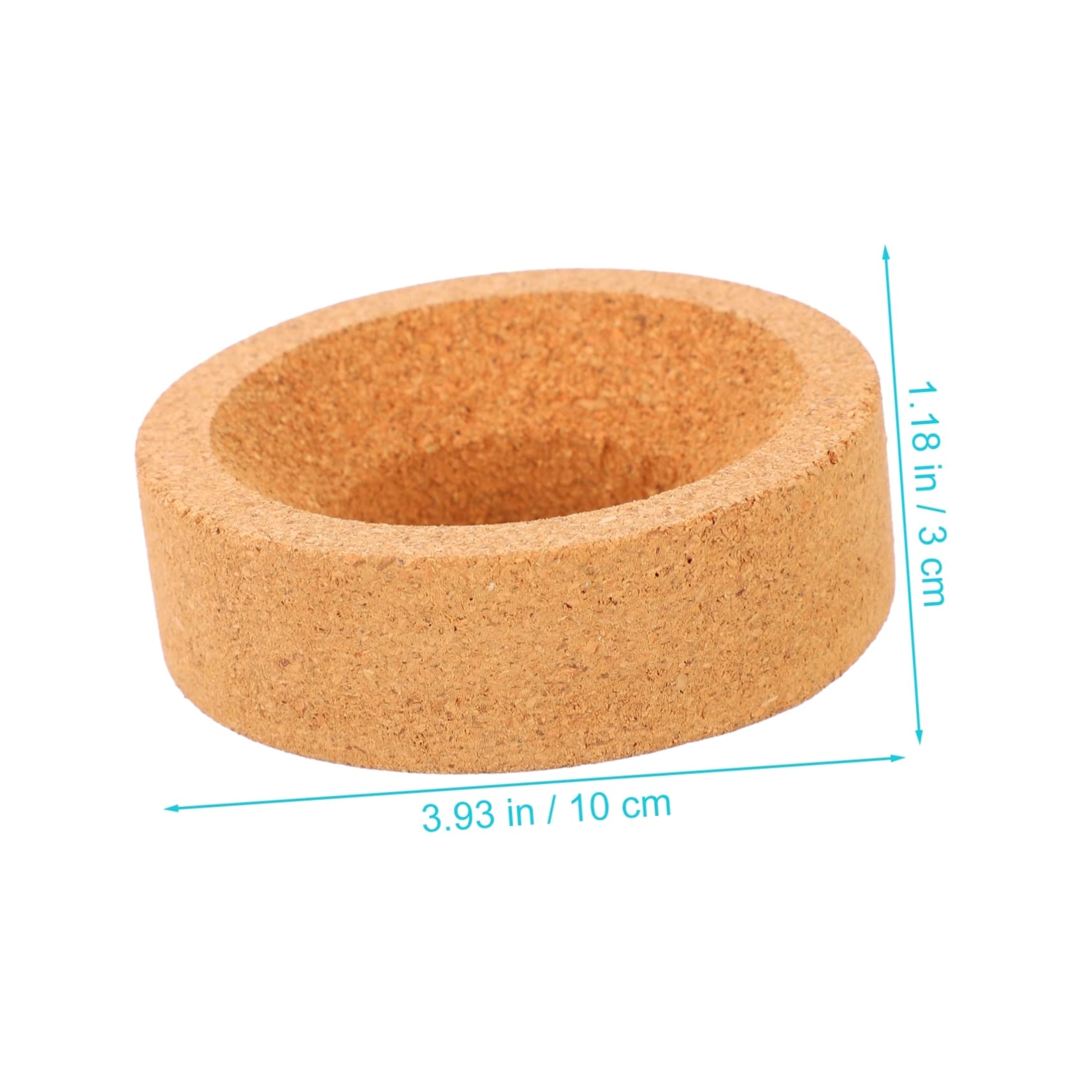 Homoyoyo Round Bottom Flask Holder 2pc Cork Flask Stand Flask Seat for Experimental Lab