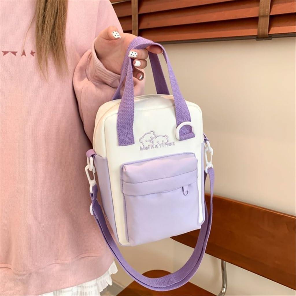 NVOQILIN Ita Bag Umhängetasche - Japanische Schultertasche Große Kapazität 37x28cm