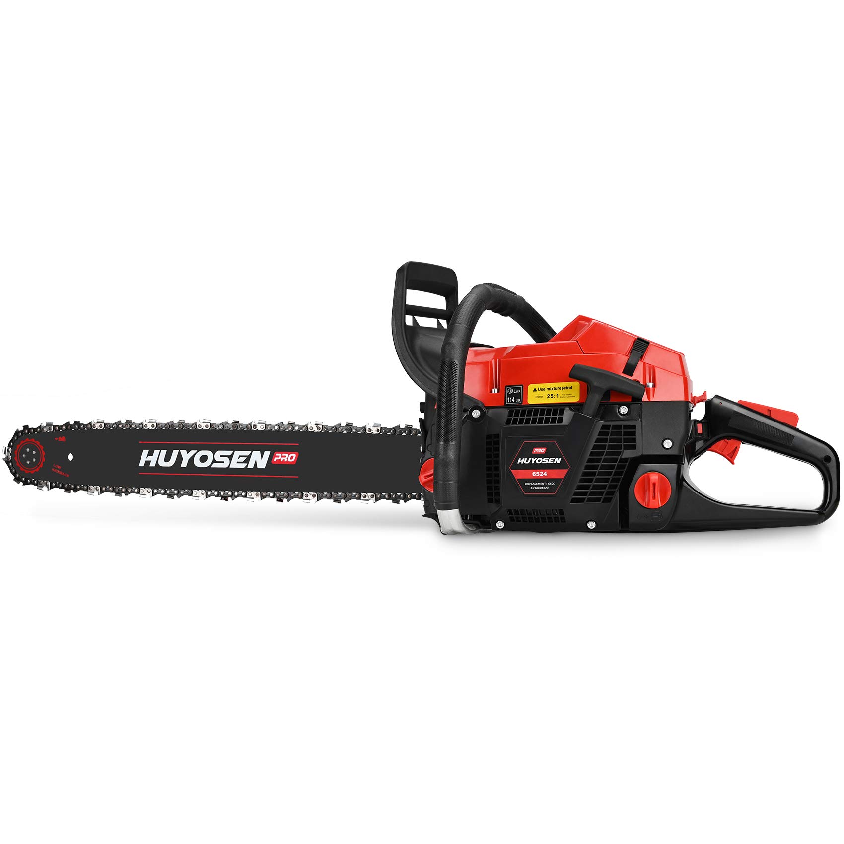 Buy HUYOSEN PRO Chainsaw,65CC 2Cycle oline Powered Chain Saws, 24Inch