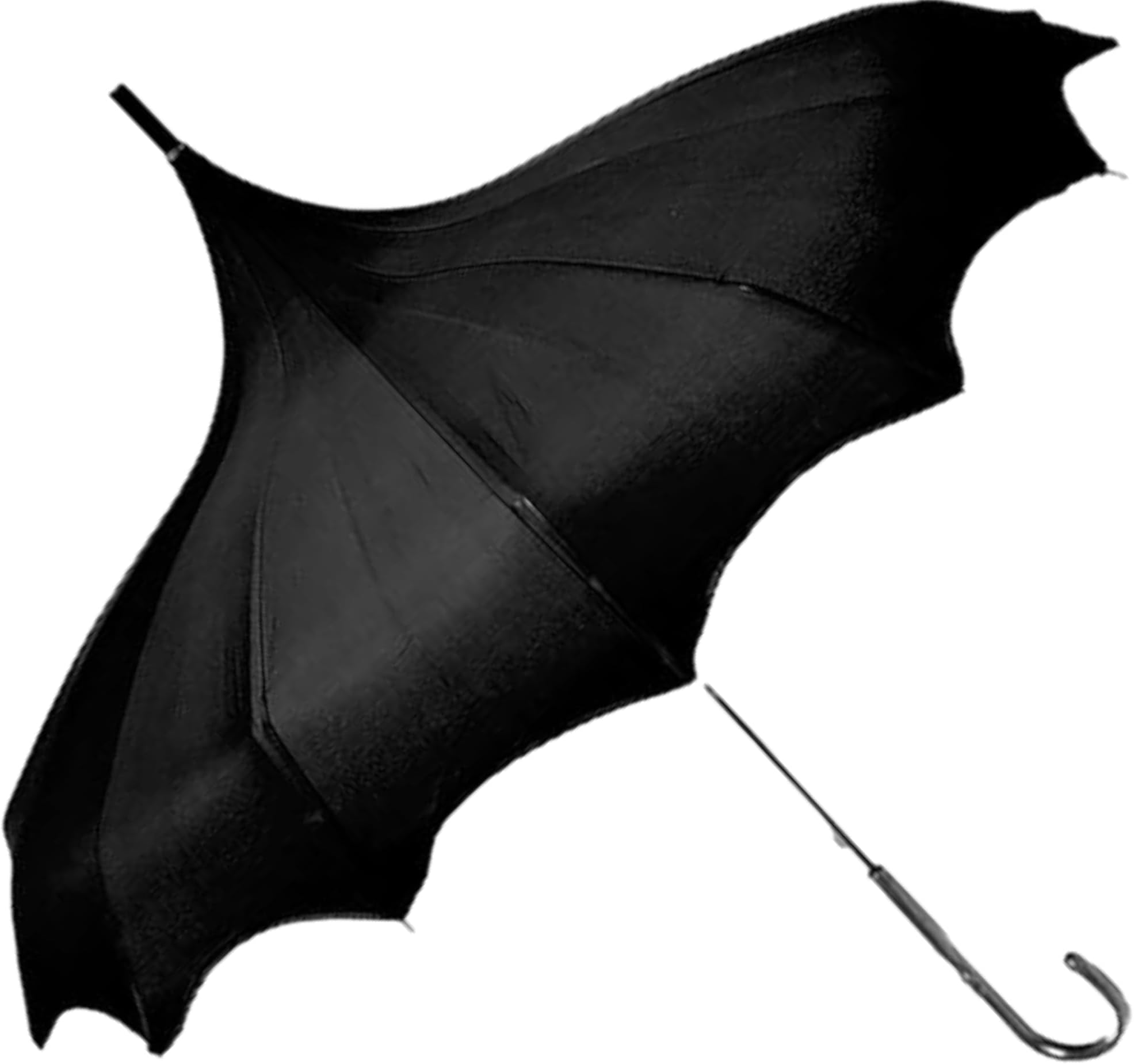 Gothic RebelFull Size Dark Wing Pagoda Umbrella - Ideal for All Weather, Perfect for Vampires, Gothic Enthusiasts, and Lovers of Unique Style