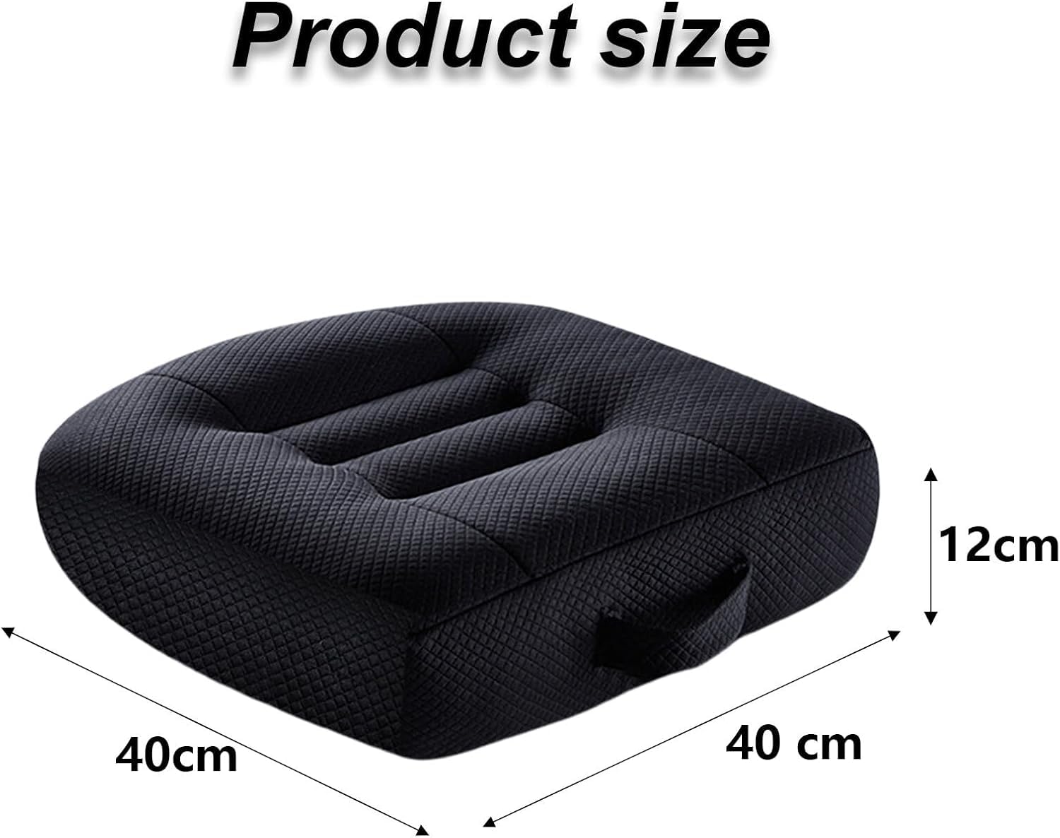 HUANUO Cuscino ergonomico sedia ufficio, Cuscino auto extra-grande, sostegno alla coda e alla schiena, gel di raffreddamento migliorato, cuscino per sedia ufficio a 4-zone, auto, sedia a rotelle