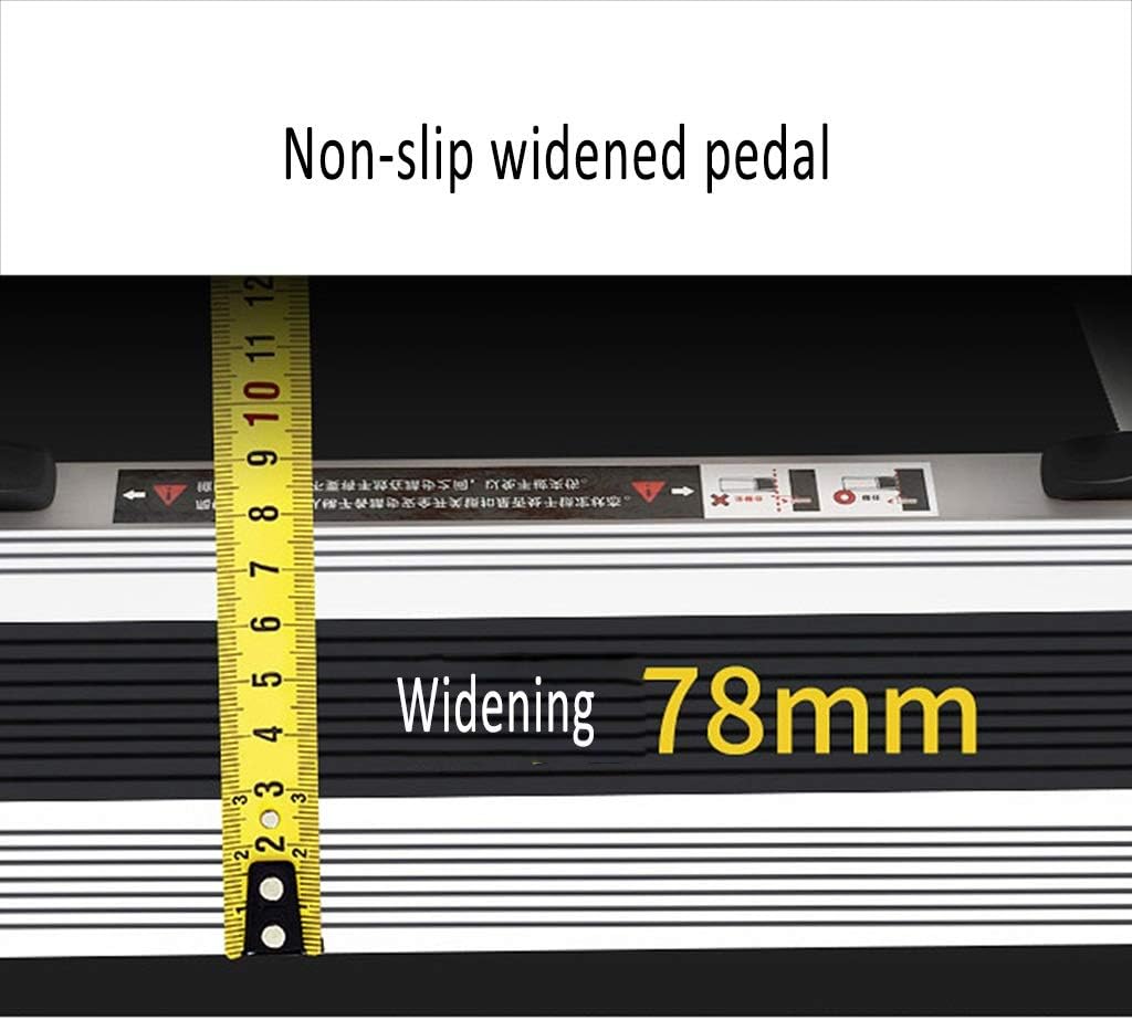 Aluminum Extension Ladder,One-Sided Folding Straight Ladder,Household Stairs, Portable Lifting Engineering Ladder,Max Load 150kg/330lb (Size : 2.7M (8.8FT))