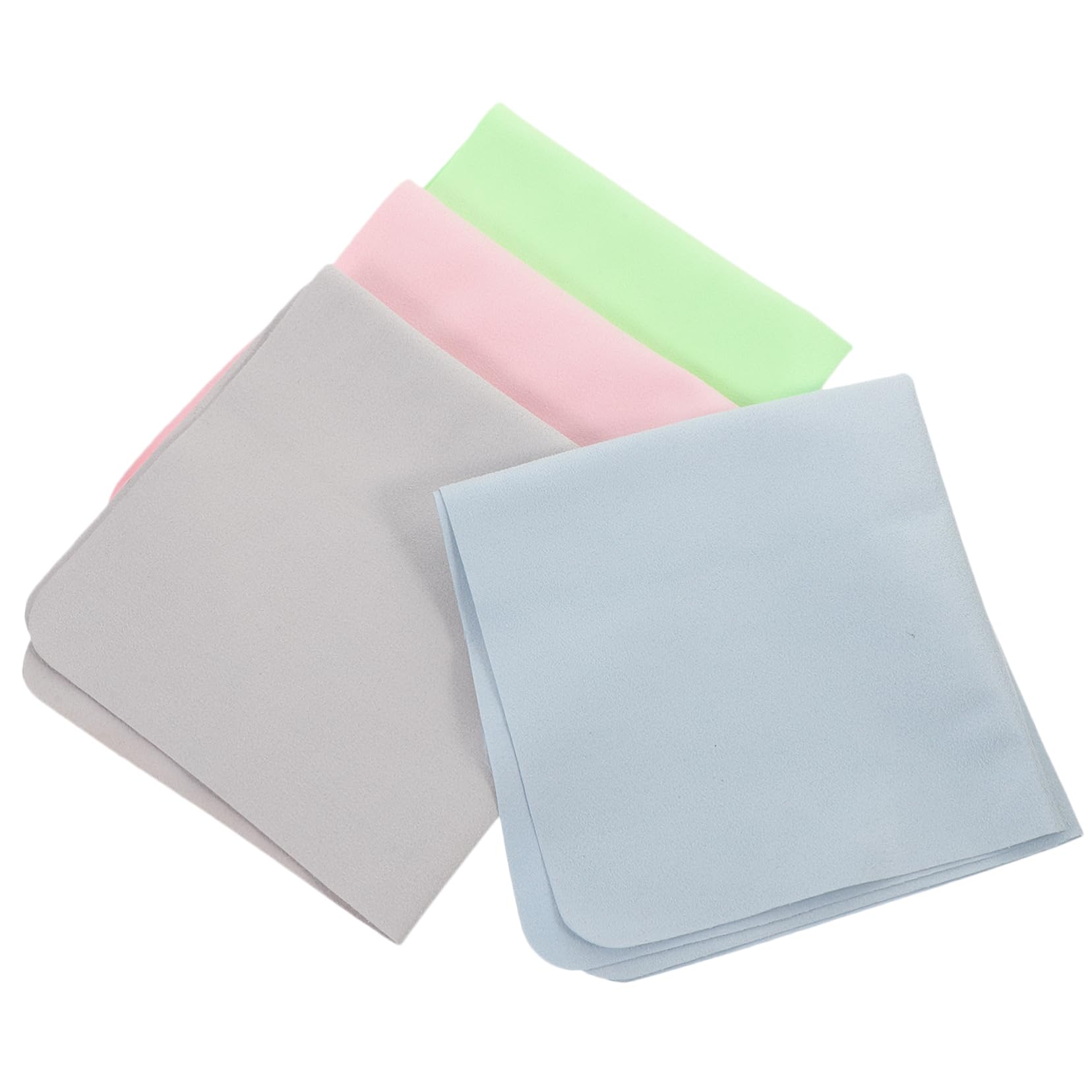 FRCOLOR 20pezzi Pz Panni Pulizia Occhiali Microfibra Panni Grandi Per Schermi Gioielli e Superfici Delicate Per Pulizia Elettronica e Occhiali