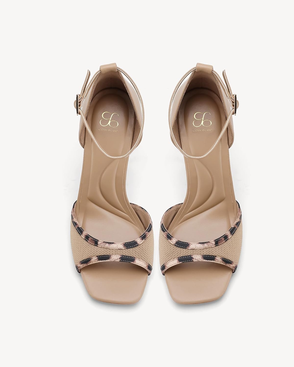 NEWBELLA Women's Heeled Sandals-Chunky Block High Heels with Ankle Strap, Comfortable Open Toe Dress Pumps for Party, Prom - Image 4