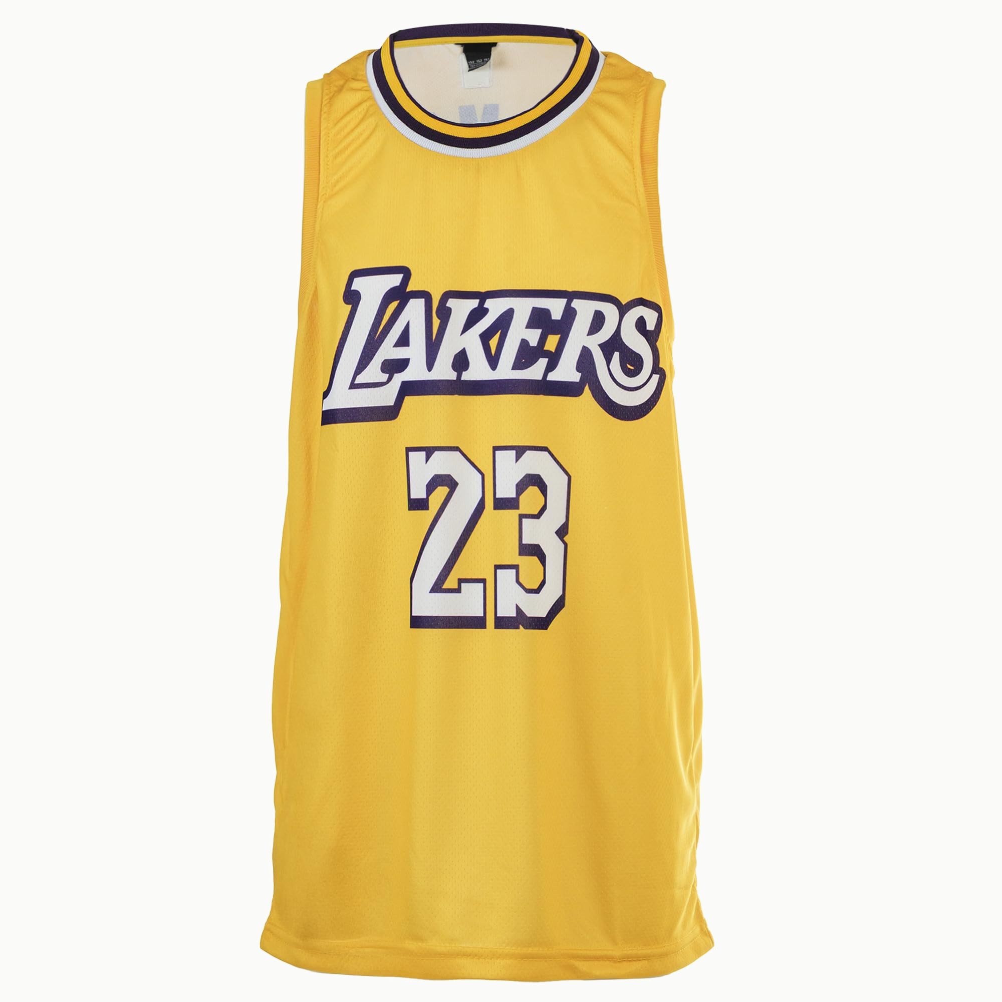 Lakers Lebron James #23 Basketball Trikot Bausatz, Gelb, mit Shorts 152