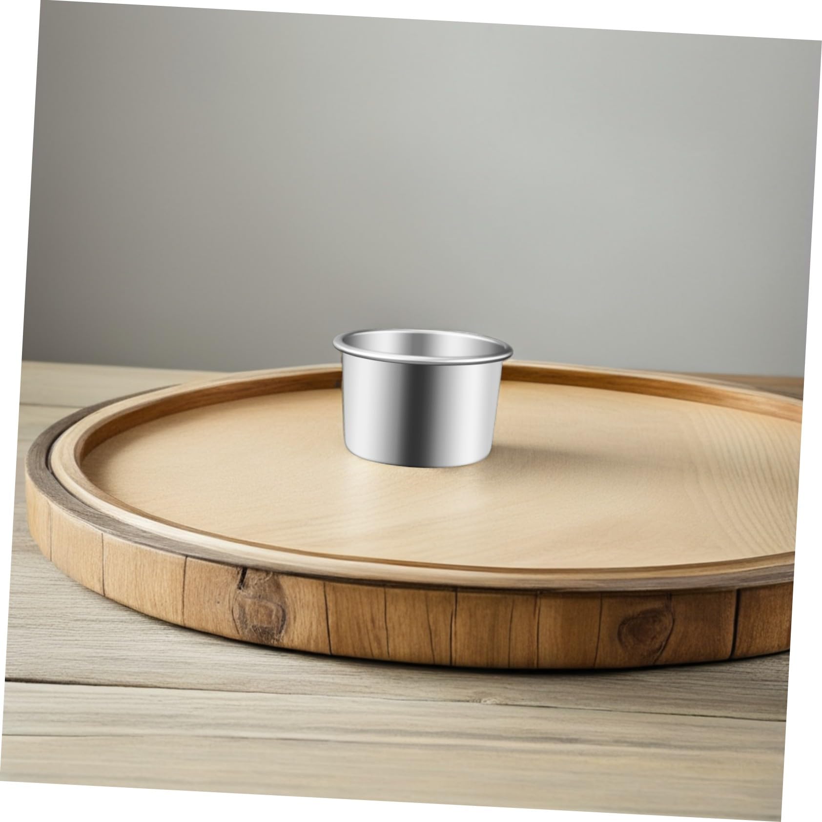 4 Moldes Redondos para Pastel con Base Extraíble de Aleación de Aluminio, Distribuye Calor Uniformemente, Diseño Desmontable para Hornear en Cenas Familiares