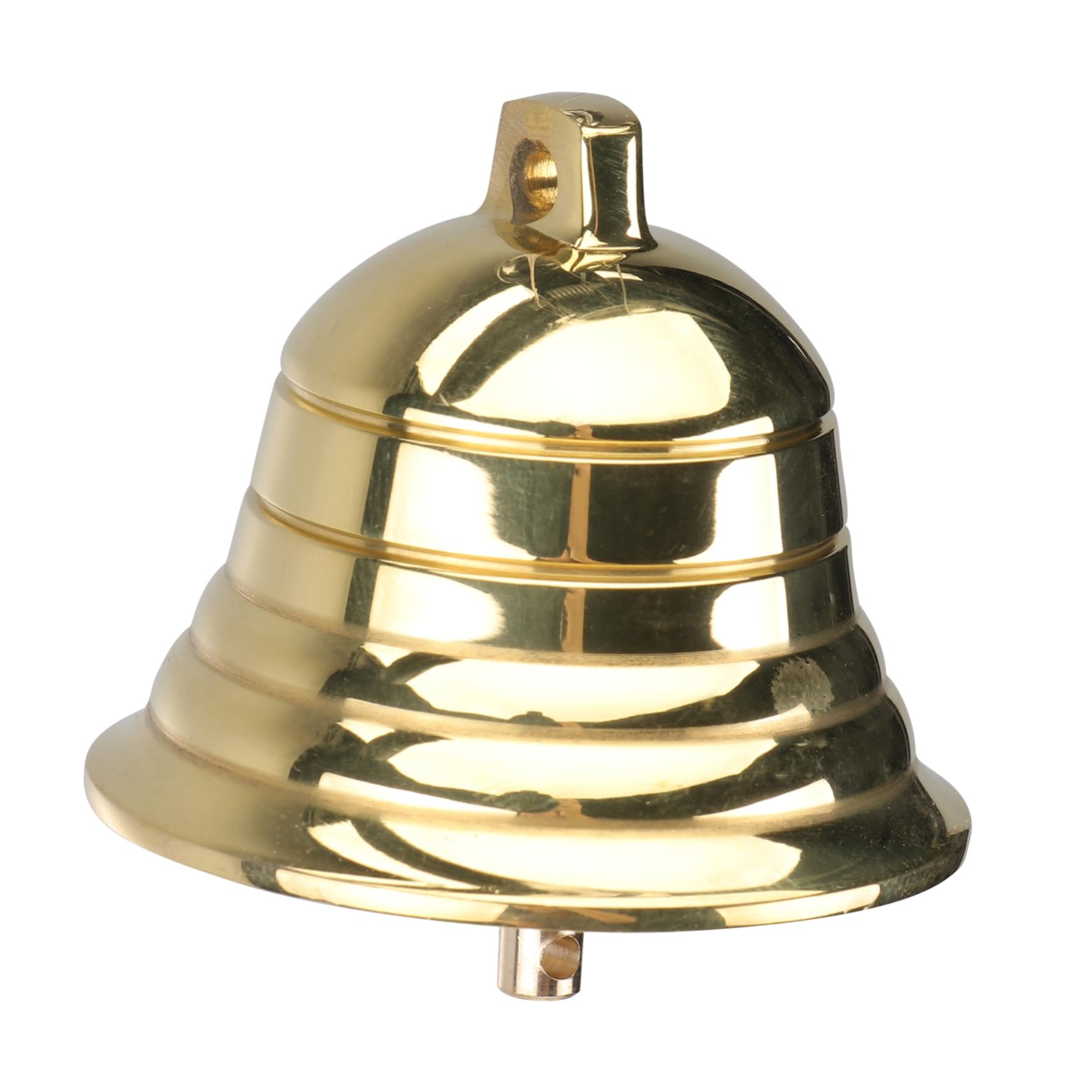 Campanella Natalizia in Ottone Oro Multifunzionale Facile da Trasportare per Decorazioni di Natale e Lavoretti Fai da Te