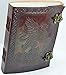 Leather World Ltd. Handmade Leather 6 X 8 Celtic Griffin Leather Journal with Handmade Paper by Leather World Ltd.