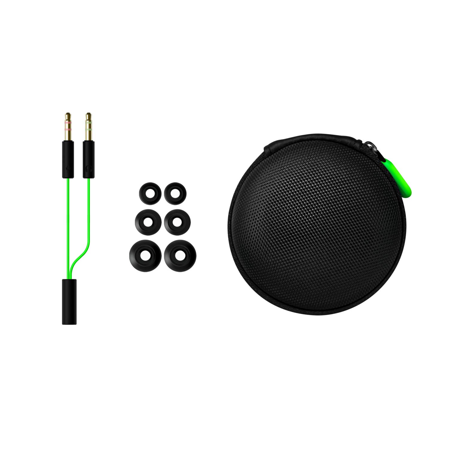 Headset Razer Hammerhead Pro V2 Com Microfone, verde, RZ.AU.HR.04