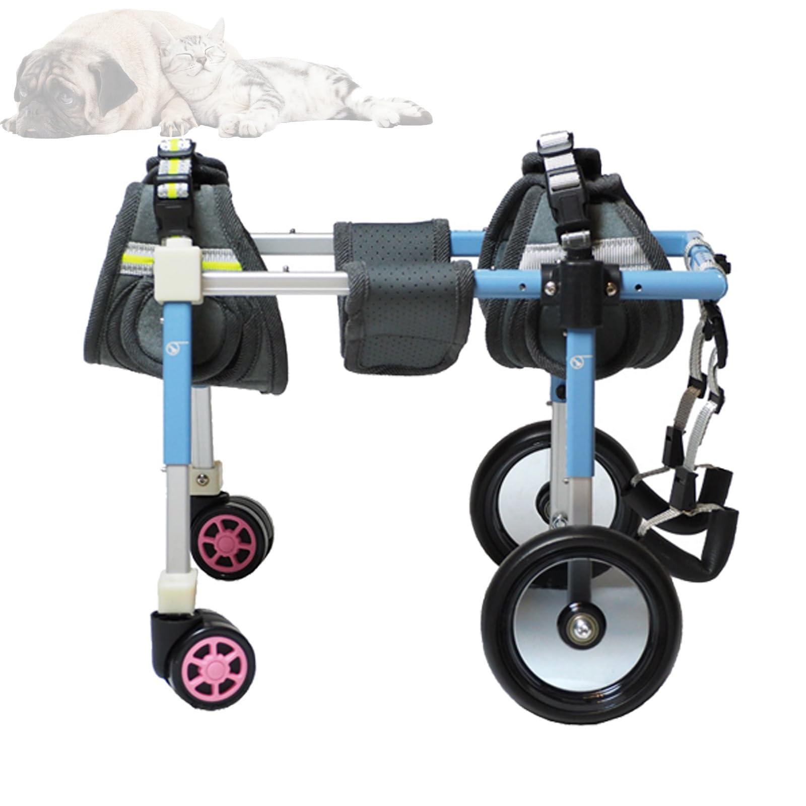 Silla de ruedas para perros de 4 ruedas: recupera la movilidad de tu mascota
