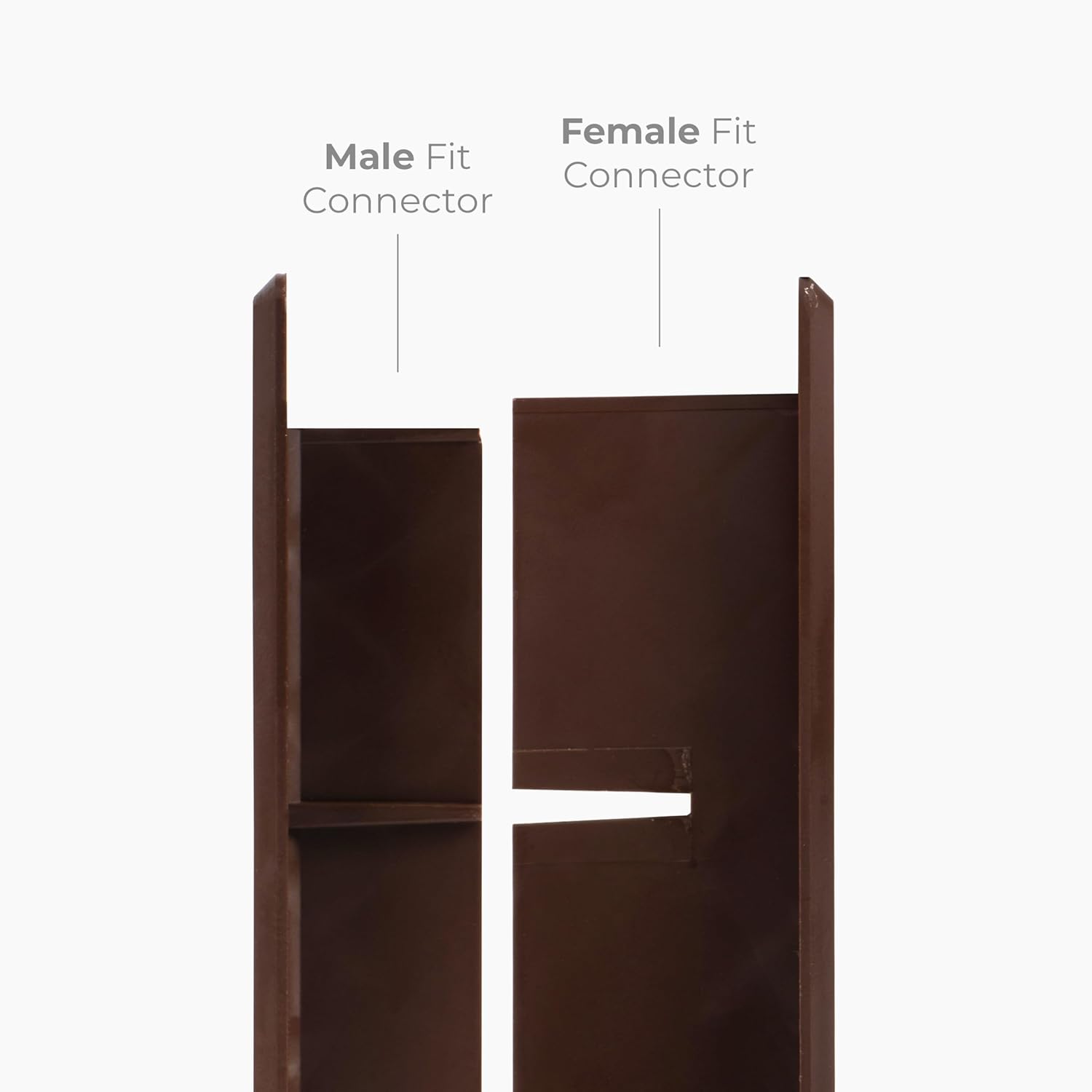 17.7 x 3.6 Inch Brown Plastic Door Vent Cover – Two-Sided Air Ventilation Grille – Durable Louvered Design – Door Vents for Interior Doors - Universal Furniture Ventilation Guard