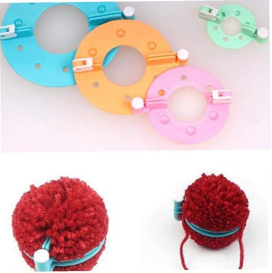 4 Tailles Pompon Maker, Fluff Ball Weaver Pour Aiguille Artisanat DIY