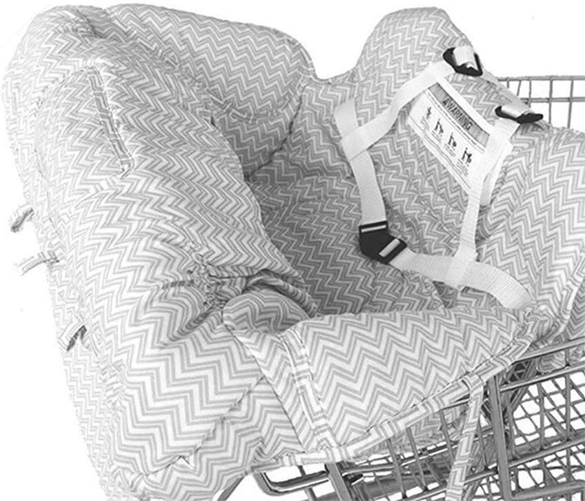 TAKOYI 2-in-1 Baby Shopping Cart Cover & Restaurant High Chair Covers