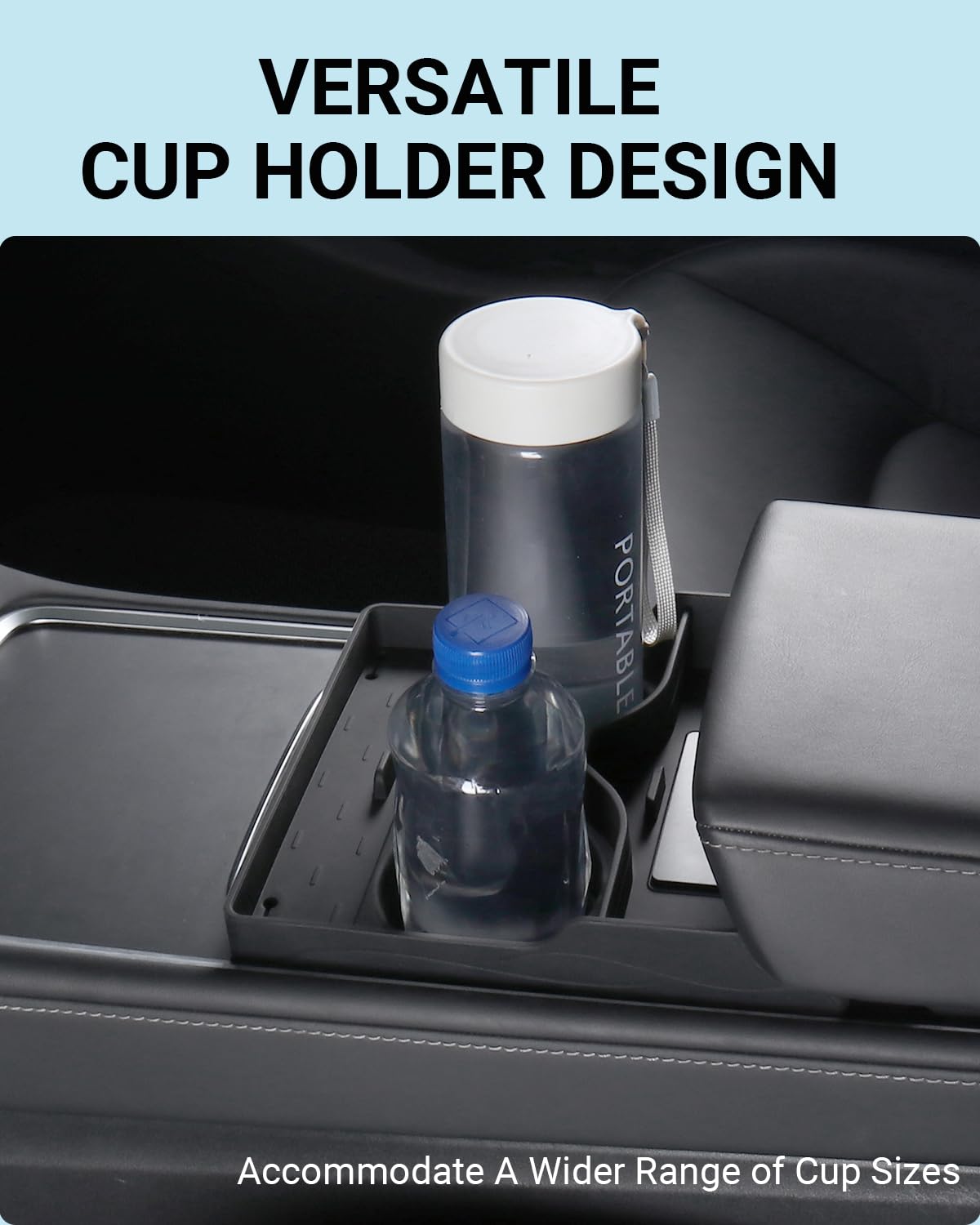 Tesla Model Y Model 3 Center Console Cup Holder Insert