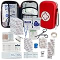 284 PCS First Aid Kit for Home, Car, Travel & Outdoor – Compact Portable Emergency Survival Kit for Camping, Hiking, Office, Business, and Public Use – Red Small Medical Essential Set