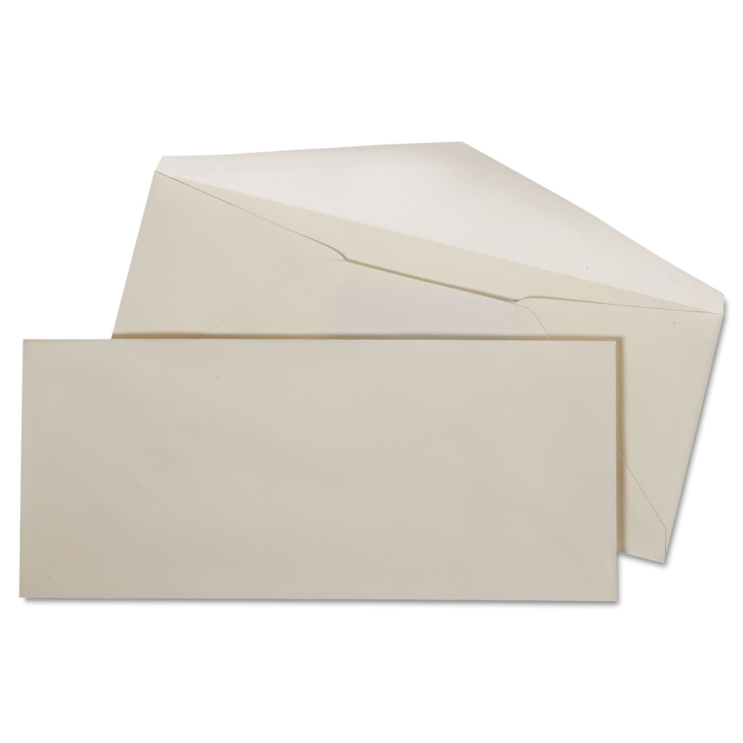 Neenah Paper Crane's Crest 100% Cotton Envelope, 9 1/2 x 4 1/8, Natural White