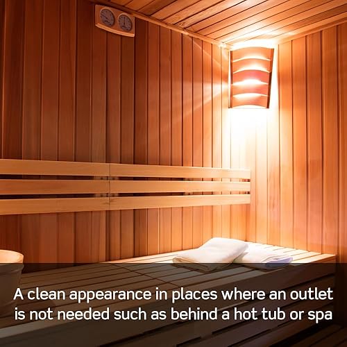 Vista 45 de Leviton GFCI - Toma de corriente resistente a la intemperie, 15 amperios, autocomprobación, no resistente a manipulaciones con luz indicadora LED