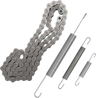 Motoparty Chain Silencer Band with Nickel-plated Surface for Ammco Brake Lathes Machined for Solid Rotors with 10mm Thickness Includes 3 Removable Springs as Shock-absorbing Tool Accessories