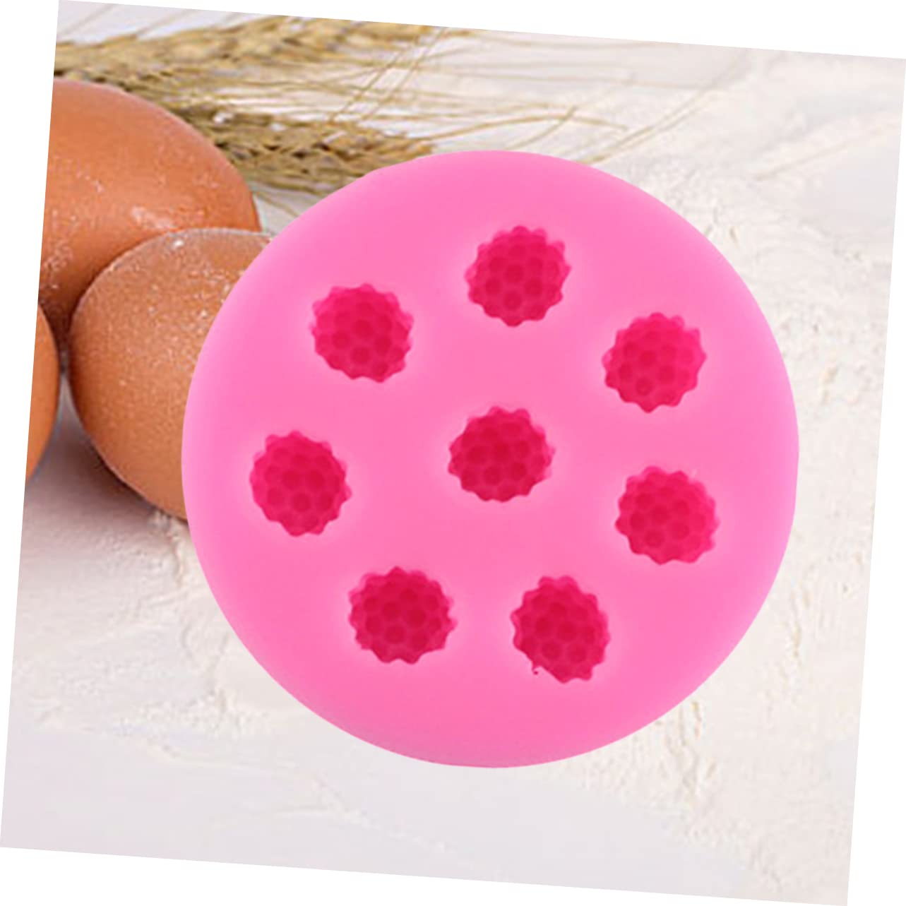 IMIKEYA 3pièces Moule Silicone à Compartiments Pour Décoration De Gâteaux Outil De Pâtisserie Pour Chocolat Et Desserts Rose