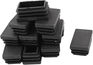 30mm x 50mm Plastic Rectangle Cap Tube Inserts End Blanking 12 Pieces