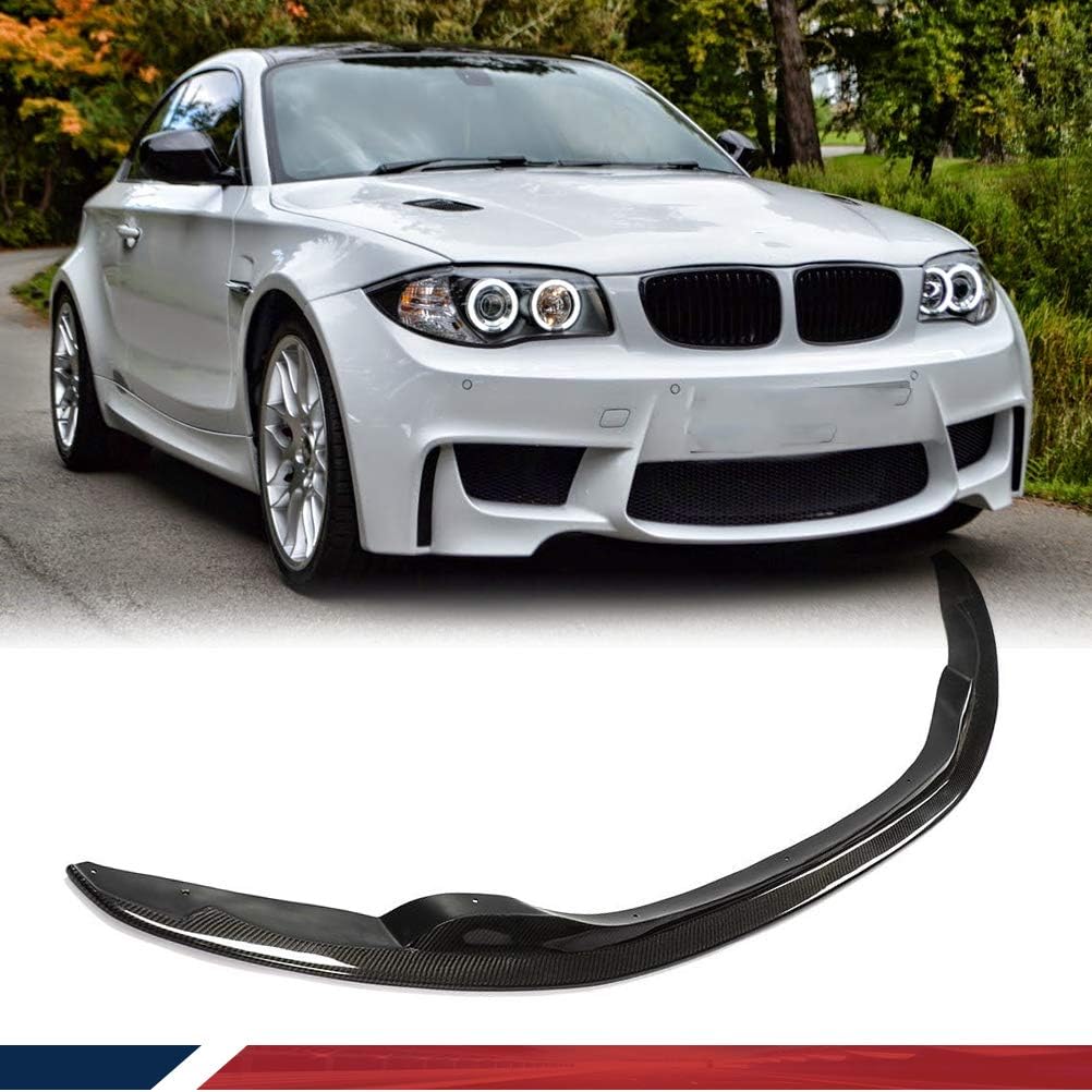 Carbon Fiber Front Bumper Lip Chin Spoiler Splitters Apron fits for BMW 1 Series E82 M 2012-2016 Factory Outlet