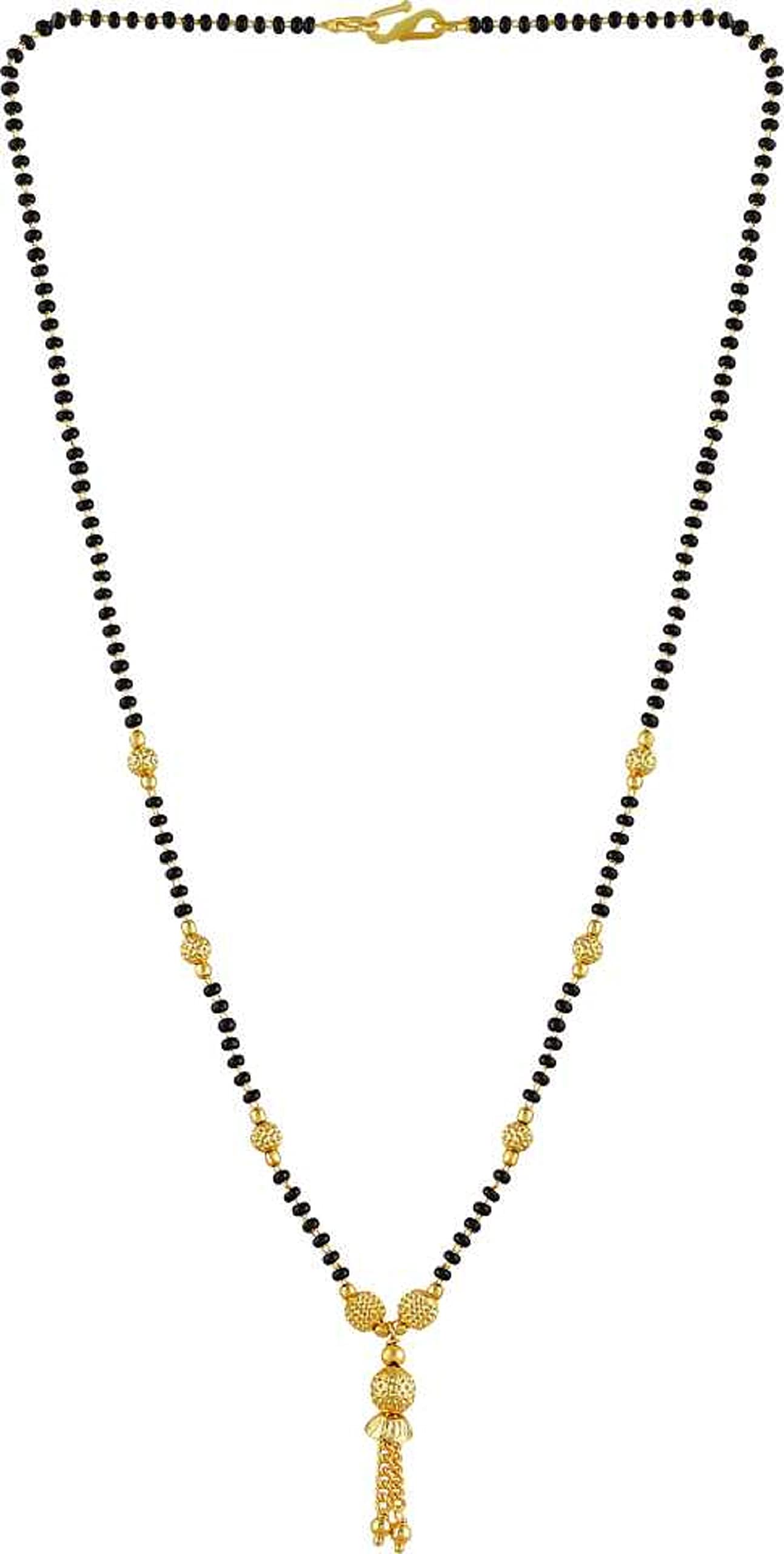 SONI DESIGNS jewellery stylish golden women pride black bead Alloy Mangalsutra d-10 (B0C2QGK1CQ) Amazon Price History, Amazon Price Tracker