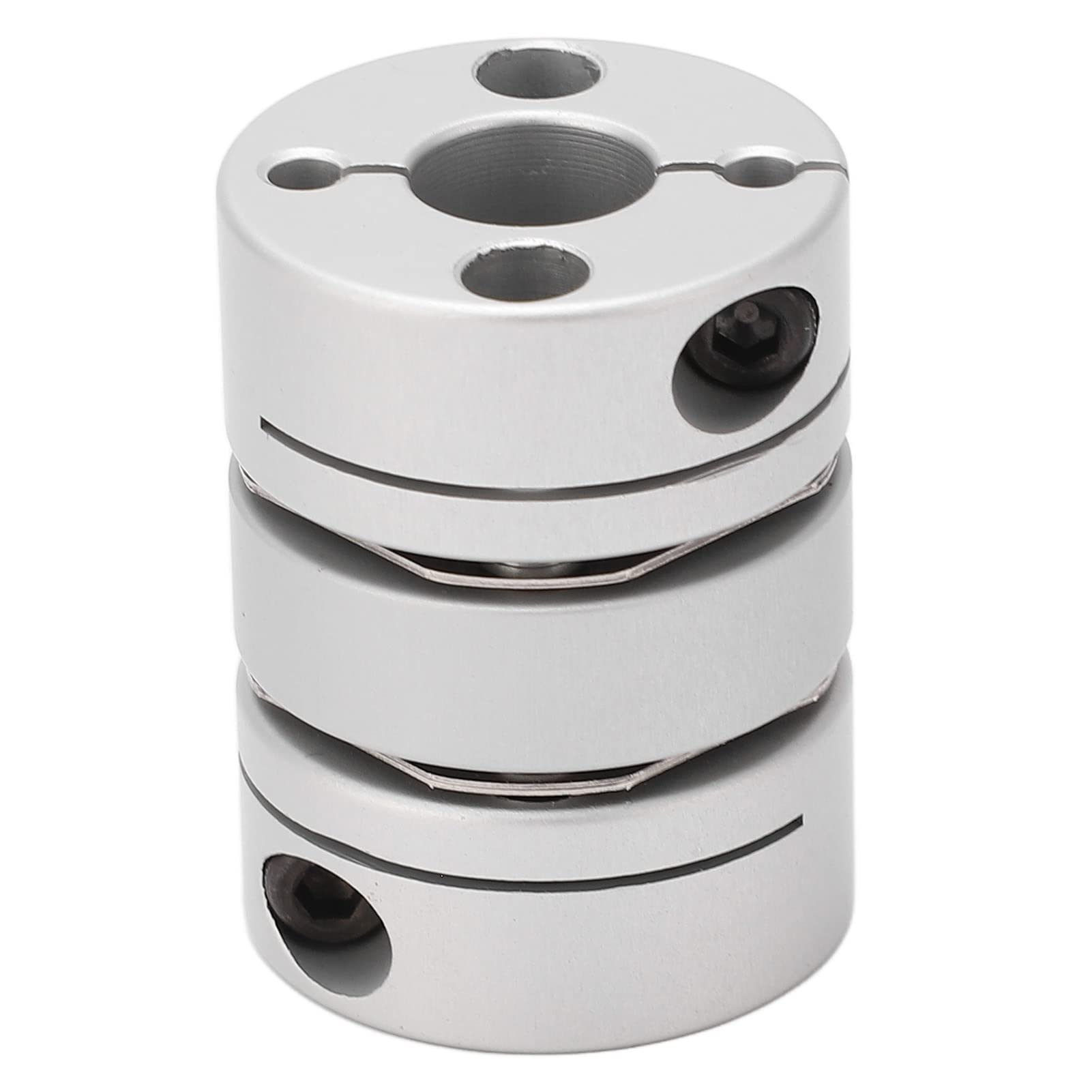 ANKROYU Shaft Coupler, Double Diaphragm Coupling Coupler, U Shape Diaphragm Coupler, Screw Rod Module Accessories, Set Screw Couplings