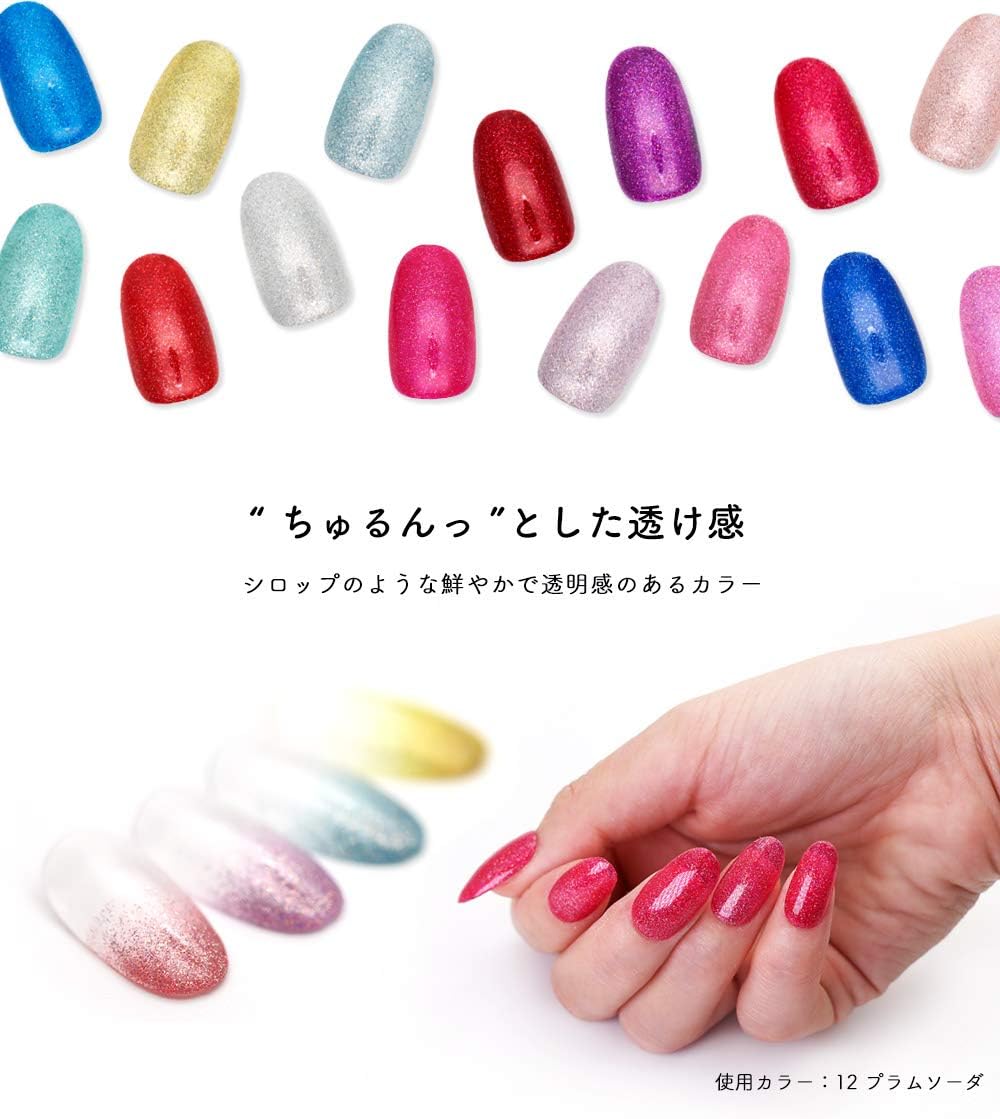 Amazon Iro Gel イロジェル ネイルタウン スパークリングジェル 3g入り ラメジェル グリッタージェル カラージェル ラベンダーソーダ Iro Gel ジェルネイル 通販