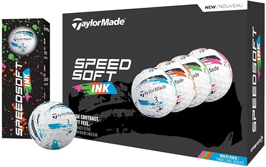 TaylorMade SpeedSoft Golf Balls – Ultra-Soft Max Distance