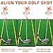 THE GOLFER STORE Golf Alignment Rods, Golf Swing Trainer Aid Golf Club Alignment Stick Corrector Help Visualize and Align Your Golf Shot Golf Alignment Aids