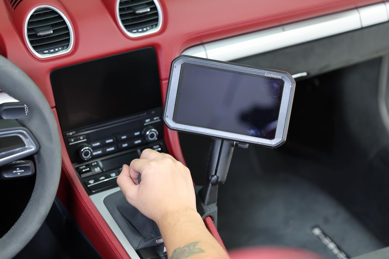 1" Ball Hard Mount Compatible with Porsche 991, 718, 981. Fits Garmin Catalyst, Phones and Tablets
