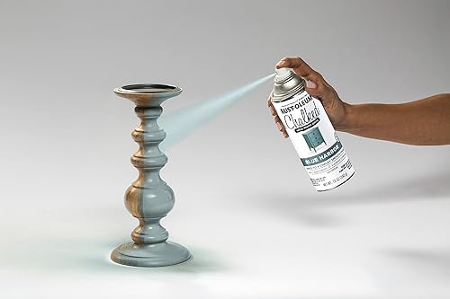Miniatura 6 de Rust-Oleum 374164 Pintura en aerosol a la tiza ultramate, 12 onzas, Blue Harbor (paquete de 2)