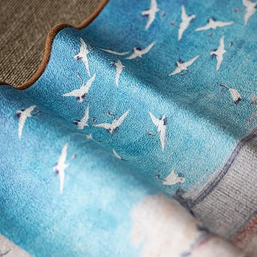 Miniatura 6 de FSYSM Household Zen Tea Table Tea Cloth High-Grade Absorbent Clay Tea Mat Kung Fu Tea Tea Napkin