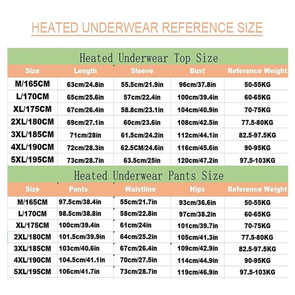 Conjunto de Ropa Interior Térmica Calefactada para Hombre, Conjunto de Camiseta y Pantalón Térmicos Calefactados Inteligentes USB de 18 Zonas, Capa Base Calefactada para Invierno,Negro,XL