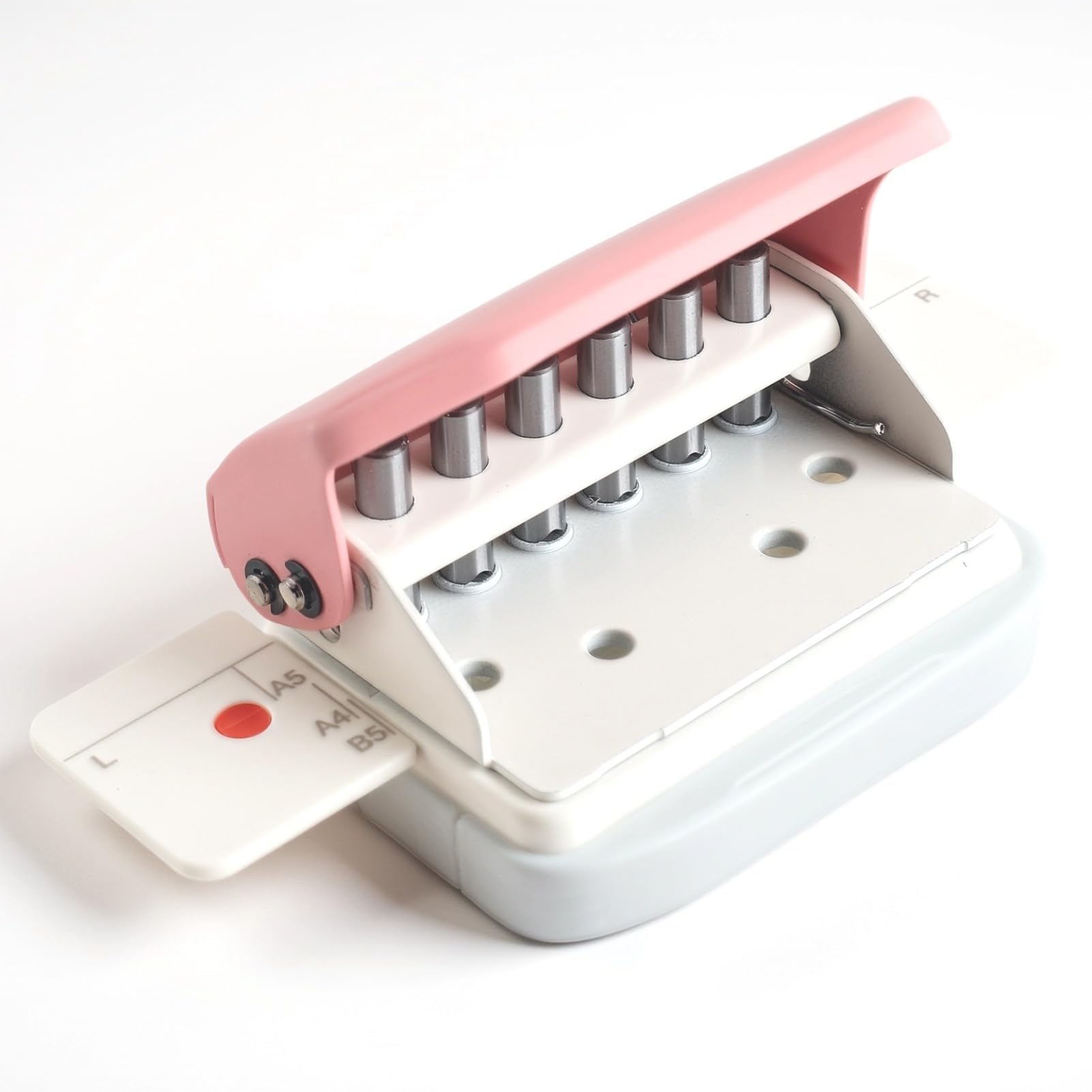 Hole Puncher, Performance Punching Machine 26 Hole B5 Binder Hole Punch,Long Service Life Paper Hole Punch,with Scrap Box