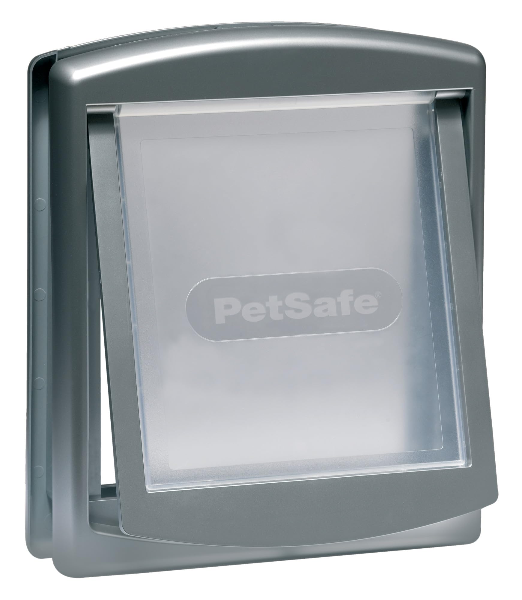 PetSafe Staywell, Convenient, Original 2 Way Pet Door, Fast Installation, Easy Fitting, 2 Way Locking, Cat Flap for All Pets – Medium - Silver