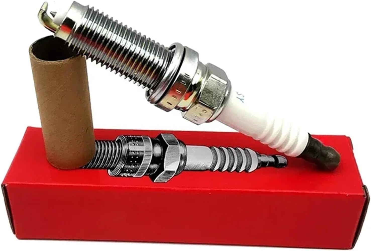 4/6Pcs 12290-5PA-A01 Iridium Spark Plug Compatible With HONDA CITY CIVIC X CR-V V HR-V JADE 1.0 1.5 2.0 2015-2022 K20C1 L15B7 P10A L15B Automotive Parts Ignition(6pieces)