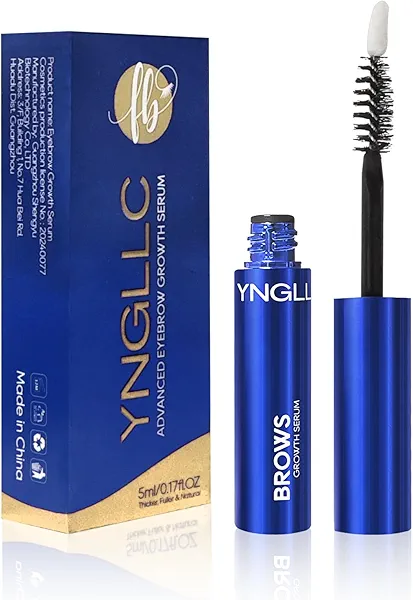 Eyebrow Growth Serum Plant Extracts Brows Growth Serum for Women Regrowth Eyebrow Hair Growth Thicker, Longer, Fuller -5ml