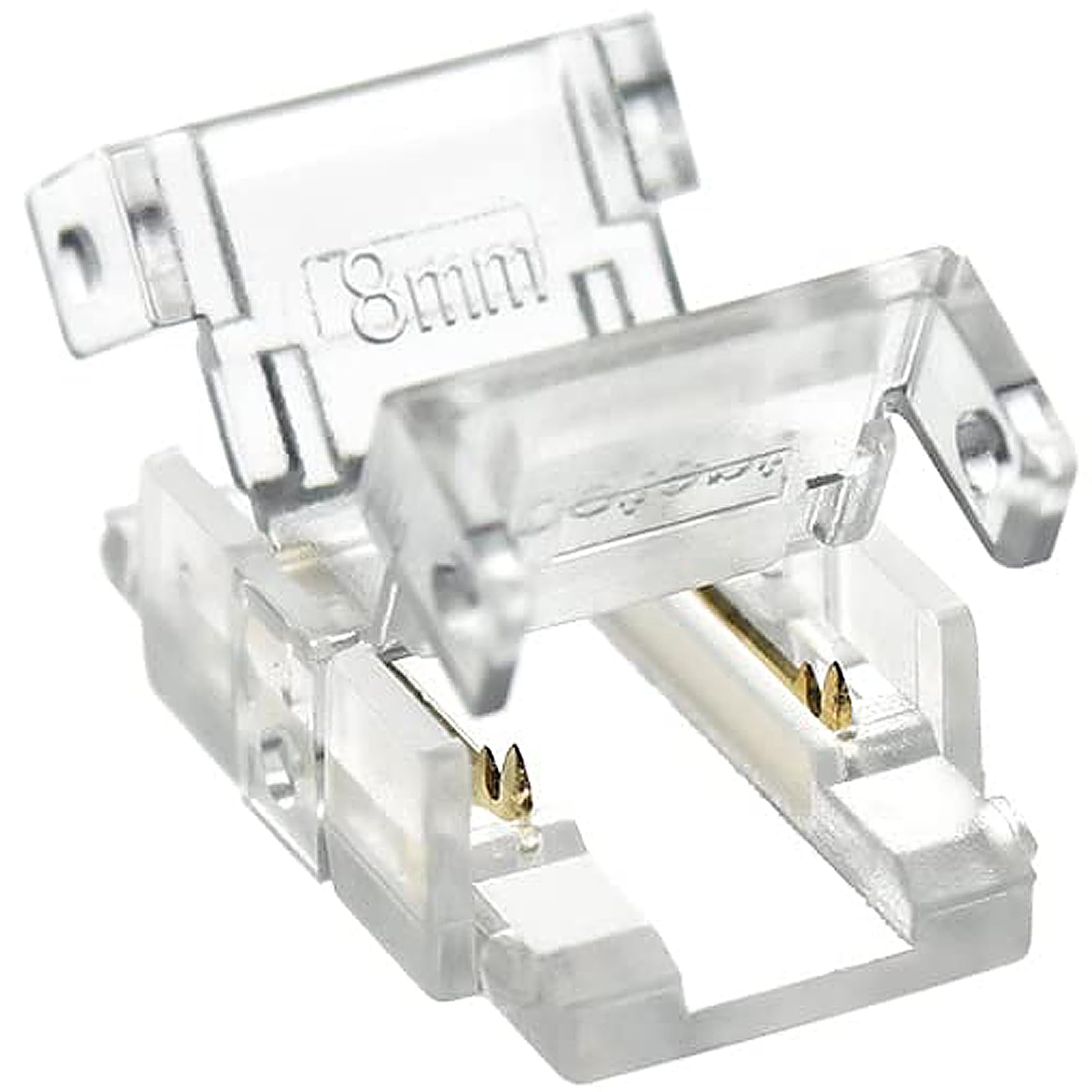 10-Pack COB LED Strip Connectors Kit: 2-Pin 8mm Solderless Gapless (2× Wire, 4× Strip, 4× L-Shape) for 36V 5A LED Lights,led connectors - Image 3
