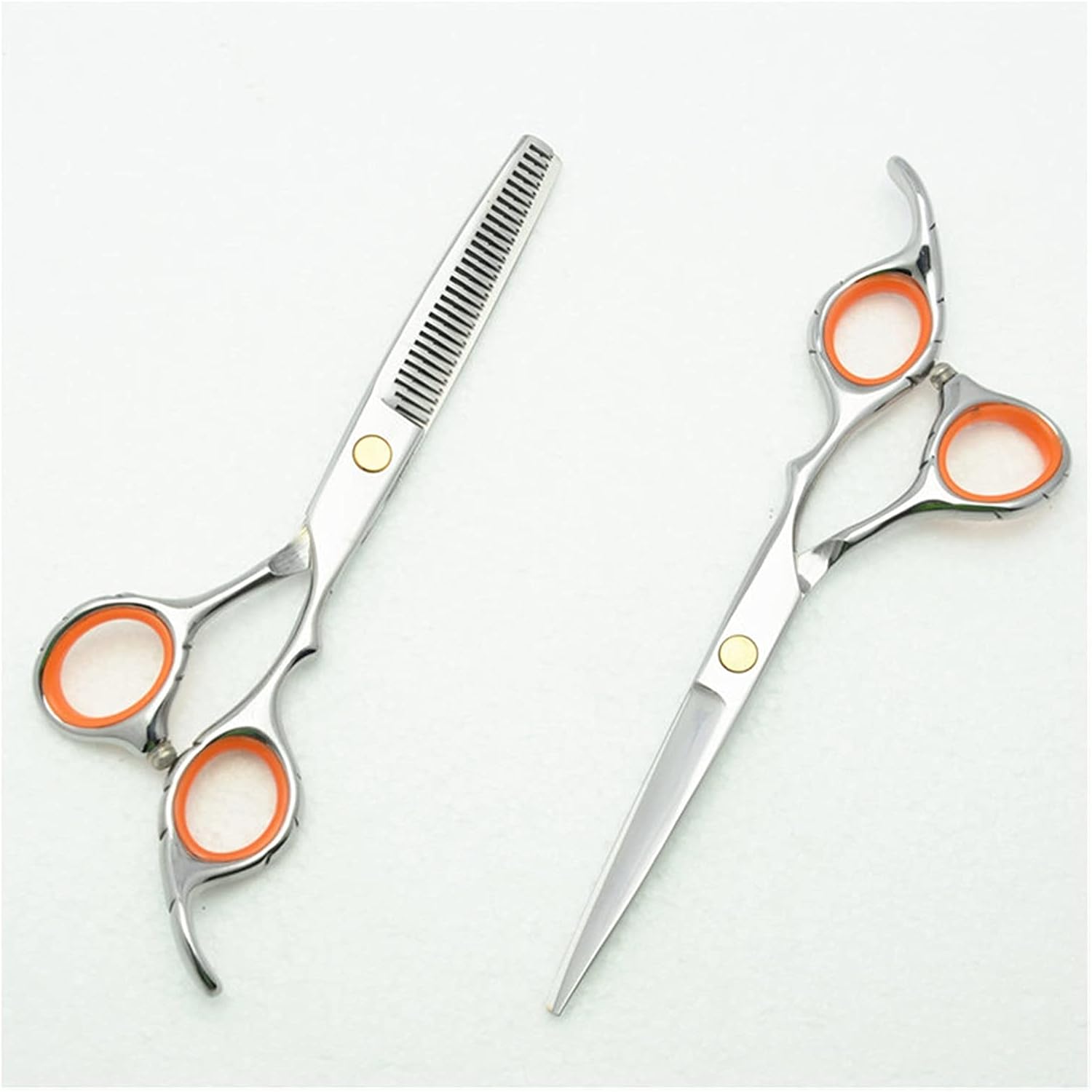 理髪はさみ彫刻ハンドル理髪はさみ間伐鋏髪はさみ (袋なし 1 ペア)