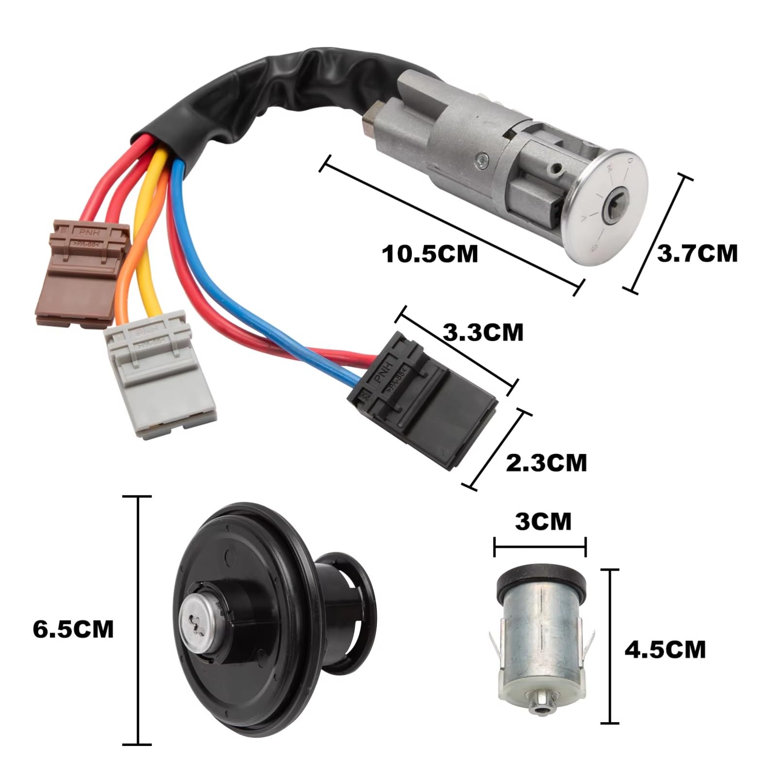 Cilindro cerradura Compatible Con Citroen Para Jumpy 1995 1996 1997 1998 1999 2000 2001 2002-2006 Juego Cerradura Interruptor De Encendido 4162F4 4162L9 4162S1