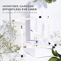 Vista 8 de Honeybee Gardens Lápiz delineador para ojos sin esfuerzo en Negro Jet Set, Pigmentación rica, suave, de larga duración, vegano, sin gluten