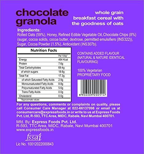 Image of Express Foods Chocolate Granola, 500g