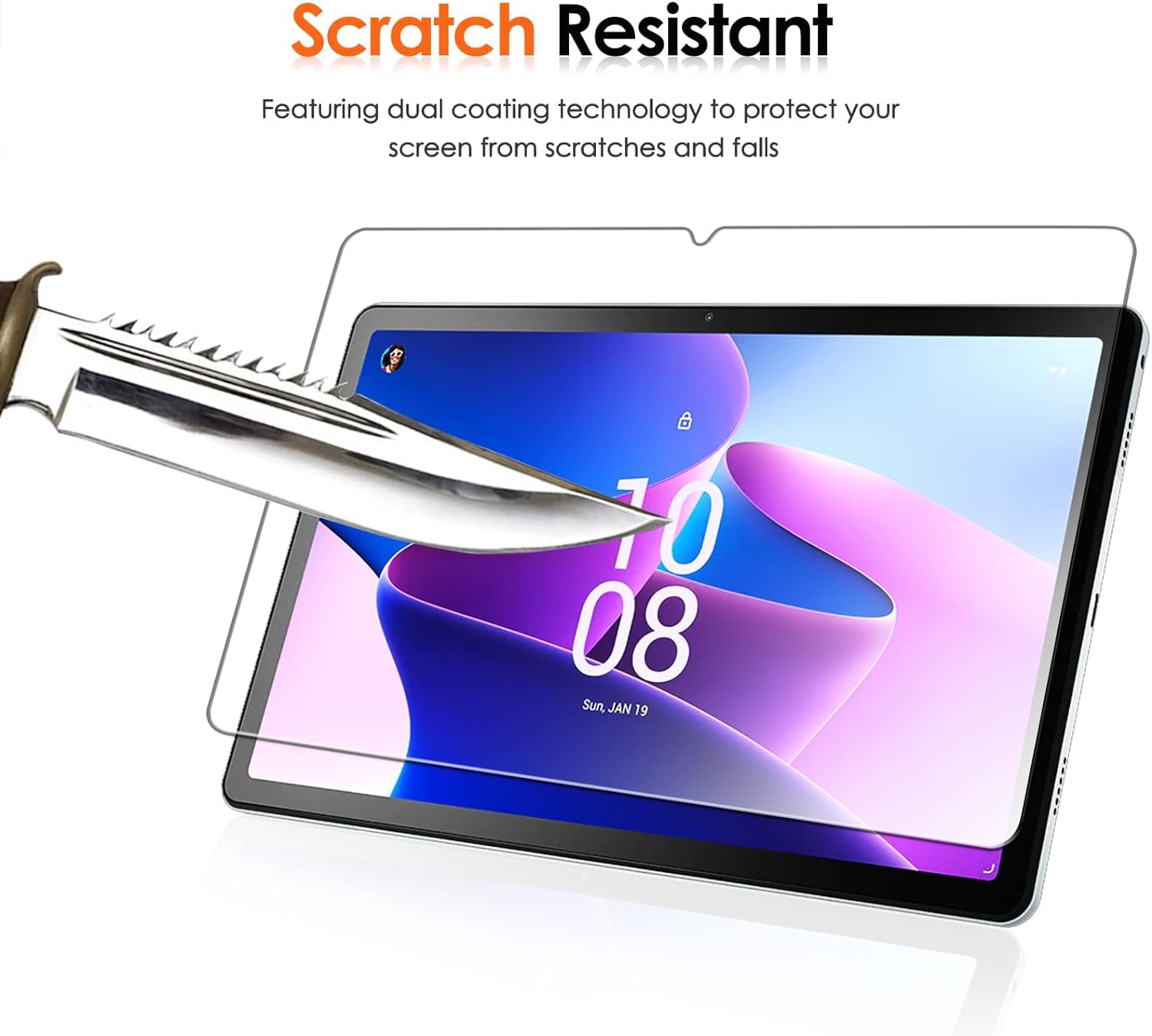 2 PEZZI Protezione Schermo Per ONN 10.1" Tablet Bambini - Foto 12