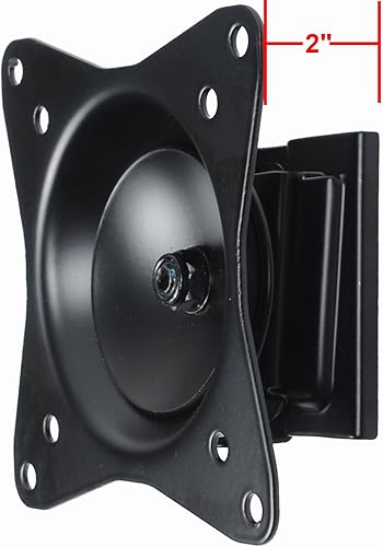 Miniatura 7 de VideoSecu Soporte de pared para monitor de TV inclinable con adaptador de montaje extraíble para la mayoría de LED de 17 a 39 pulgadas, TV de