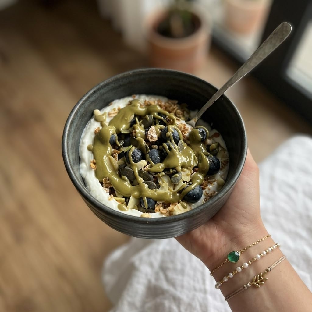 Crema de Pistacho 100% Pura - Pasta de Pistachos Ibéricos - 1kg | Textura Cremosa Ideal para Repostería o para Untar - 20% de Proteína Con Pistachos Naturales Tostados - Sin Gluten
