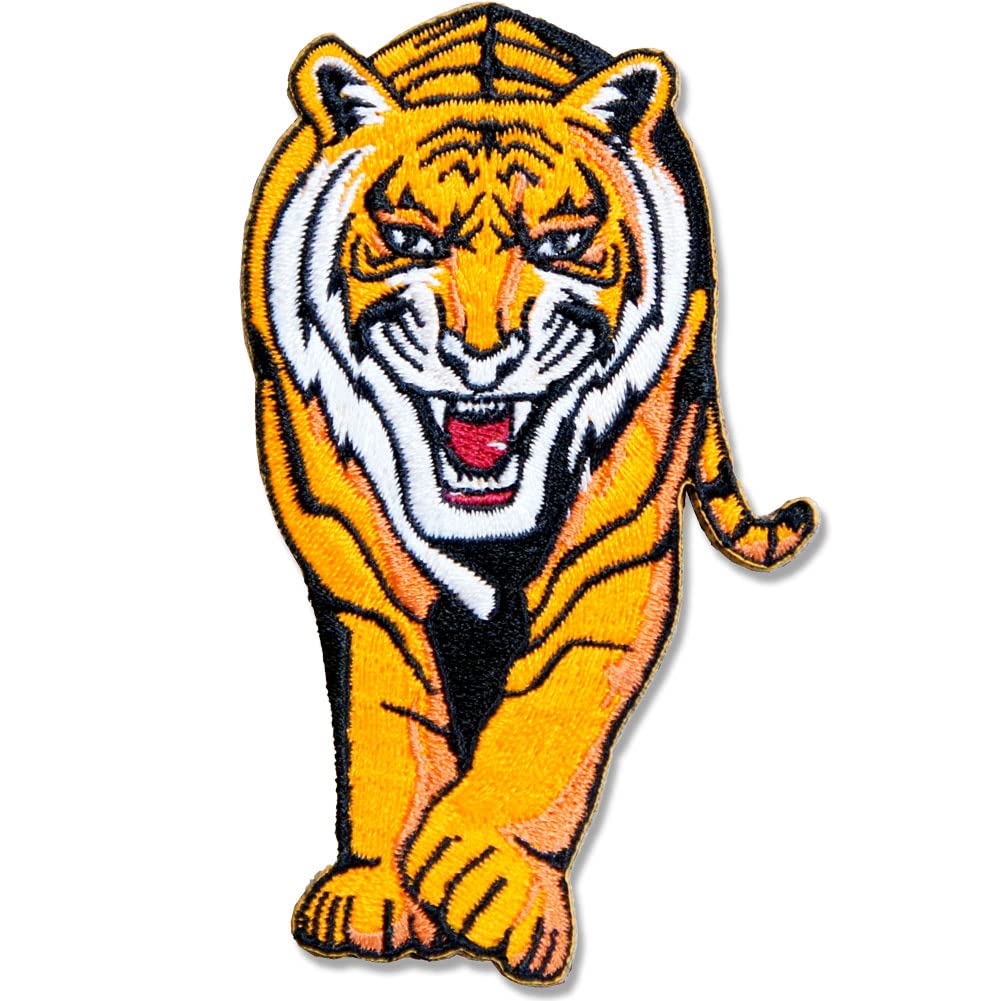 Quasimodo アニジャン スカジャン 刺繍 ワッペン 虎 トラ タイガー スカジャン 和柄 虎 BIG 刺繍 アウター メンズ 3L 4L[品番